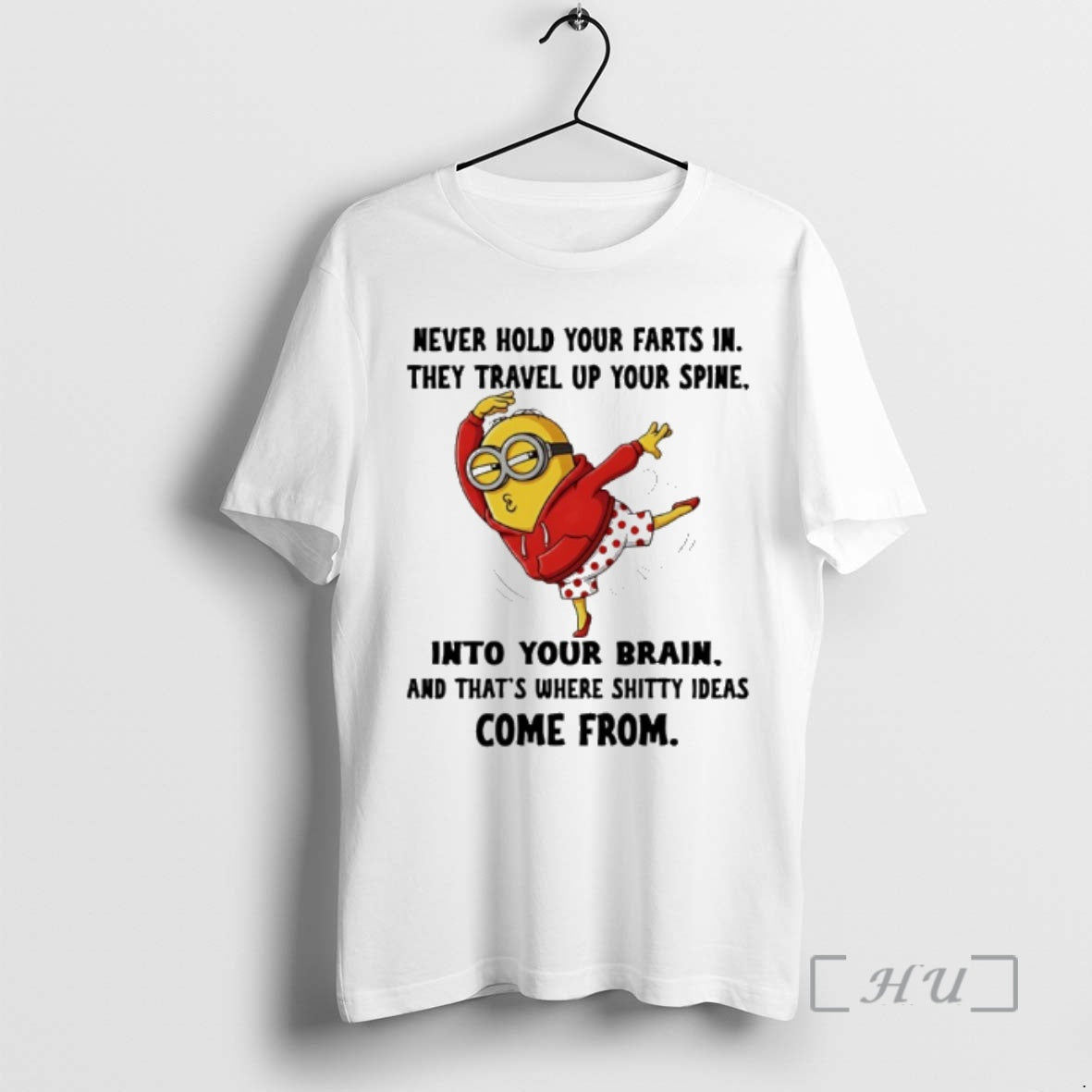 Officials Minion Never Hold Your Farts In They Travel - Adult & Kids T-Shirts, Sweatshirts & Hoodies apparel design preview 1