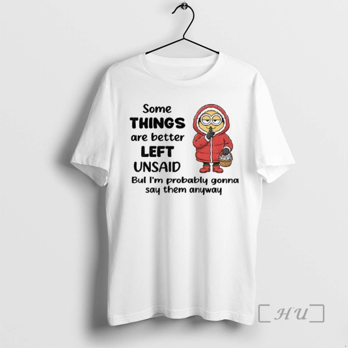 Officials Minion Some Things Are Better Left Unsaid - Adult & Kids T-Shirts, Sweatshirts & Hoodies apparel design preview 1