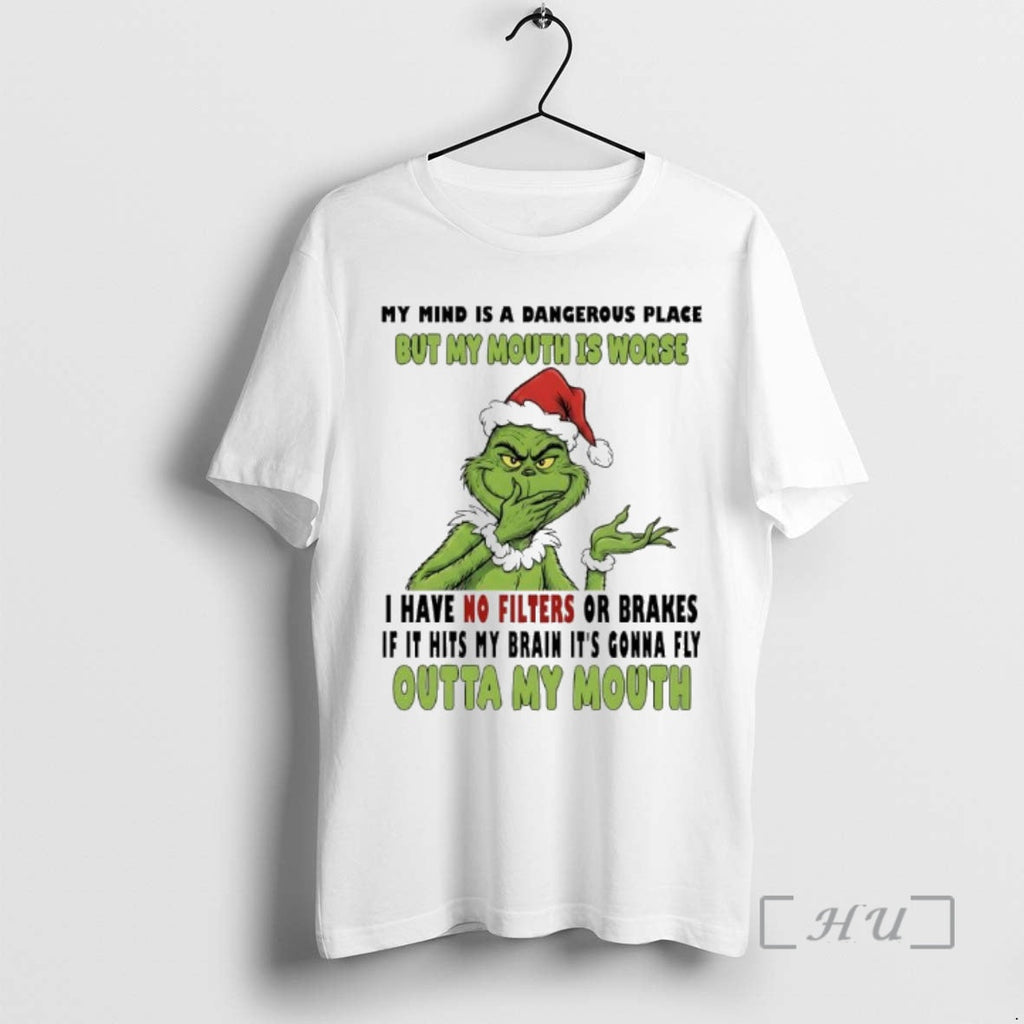 Officials My Mind Is A Dangerous Place But Mouth - Adult & Kids T-Shirts, Sweatshirts & Hoodies apparel design preview 1