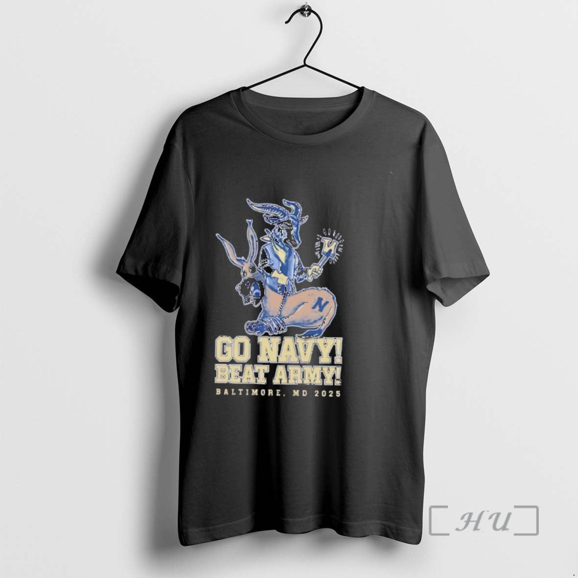 Officials Navy Midshipmen 2025 Champions Go Beat Army - Adult & Kids T-Shirts, Sweatshirts & Hoodies apparel design preview 1