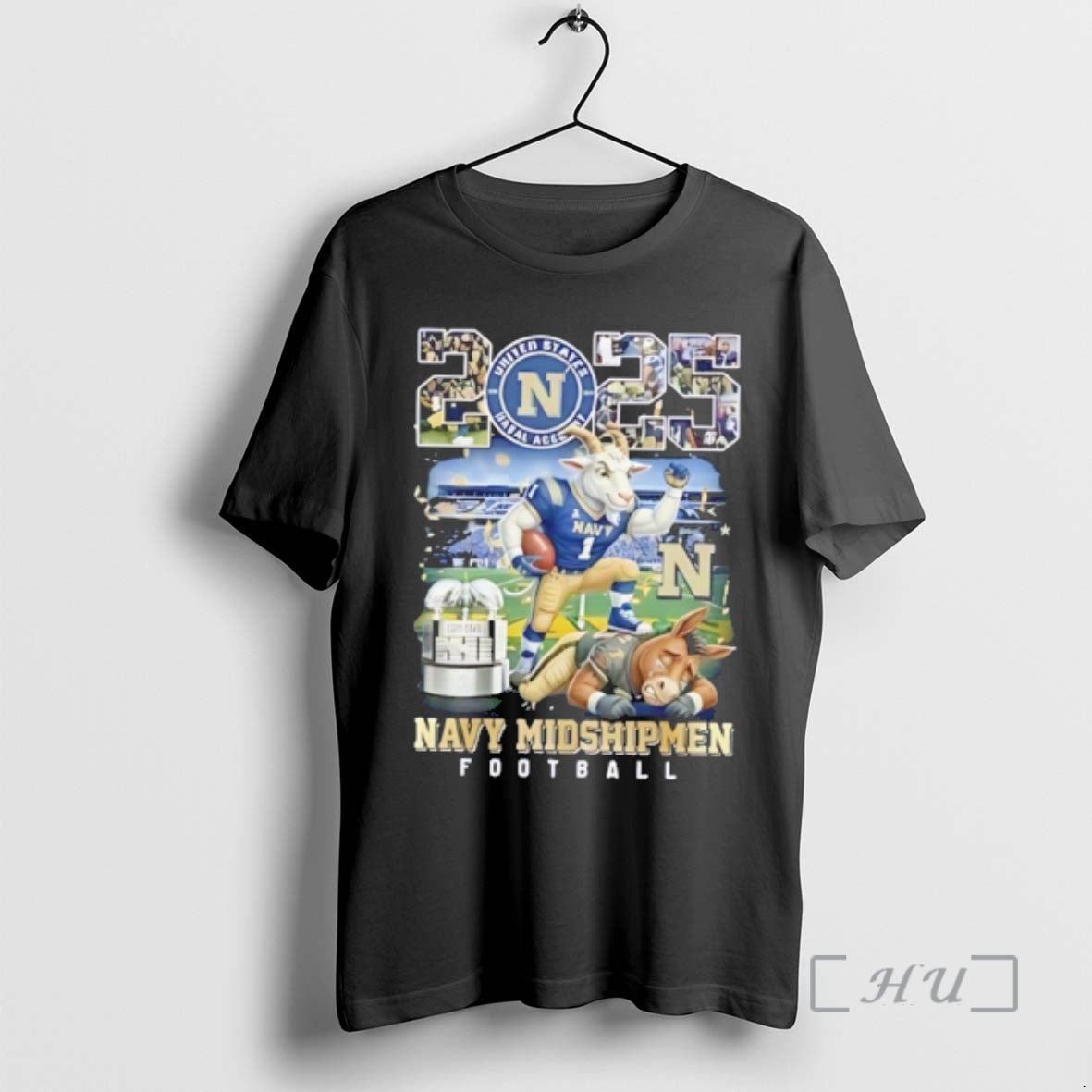 Officials Navy Midshipmen 2025 Commander In Chiefs - Adult & Kids T-Shirts, Sweatshirts & Hoodies apparel design preview 1