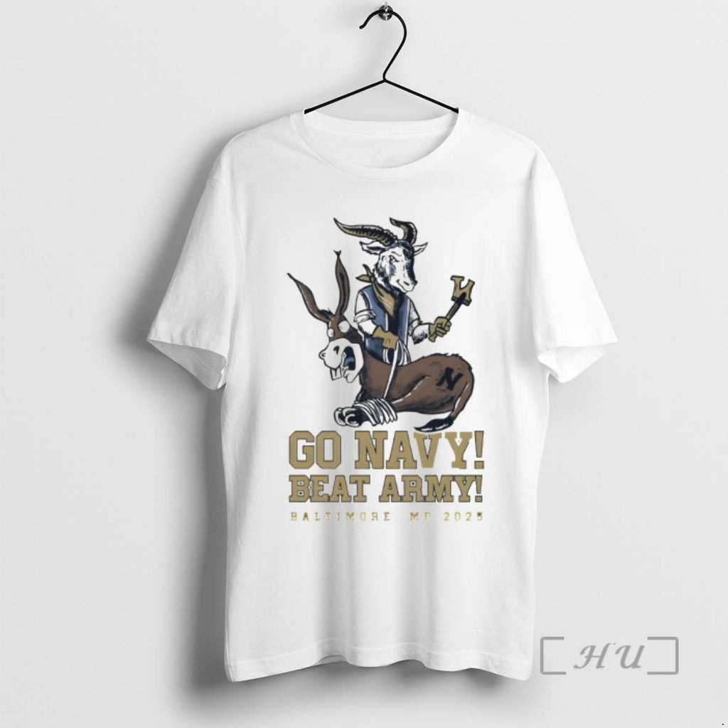 Officials Navy Midshipmen Go Beat Army Black Knights - Adult & Kids T-Shirts, Sweatshirts & Hoodies apparel design preview 1