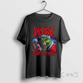 Officials Necro Grinch Scary Deathmas Circle Black - Adult & Kids T-Shirts, Sweatshirts & Hoodies apparel design preview 1