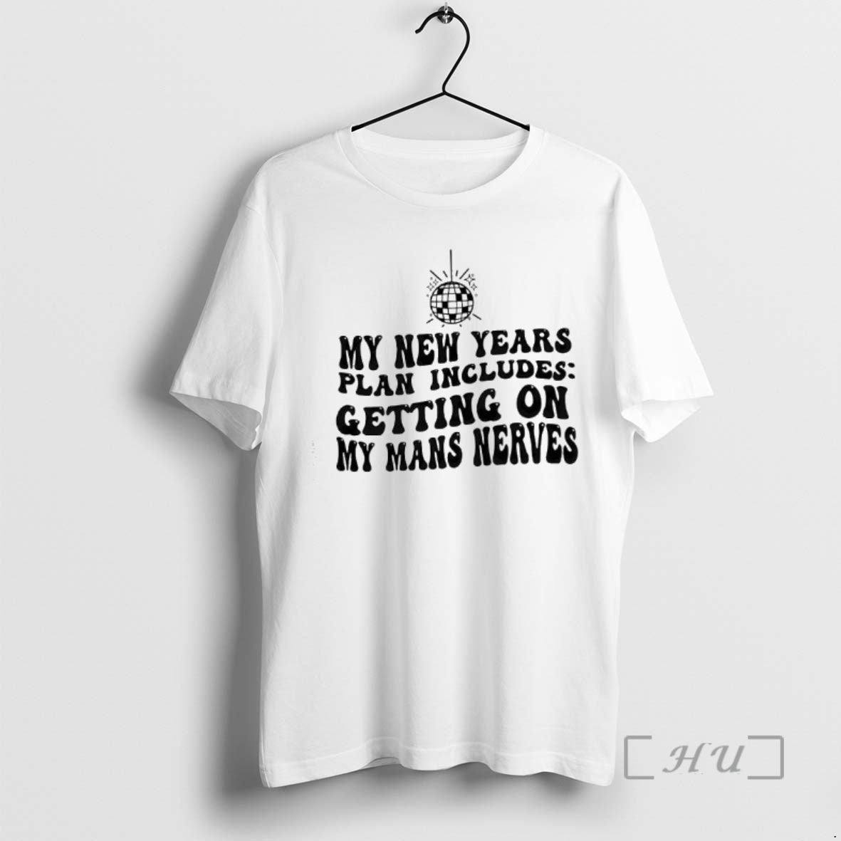 Officials New Years Resolution Getting On My Mans - Adult & Kids T-Shirts, Sweatshirts & Hoodies apparel design preview 1