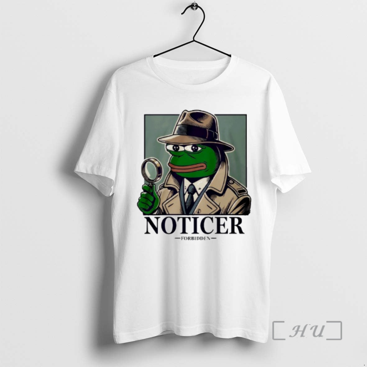 Officials Noticer Pepe Forbidden Frog - Adult & Kids T-Shirts, Sweatshirts & Hoodies apparel design preview 1