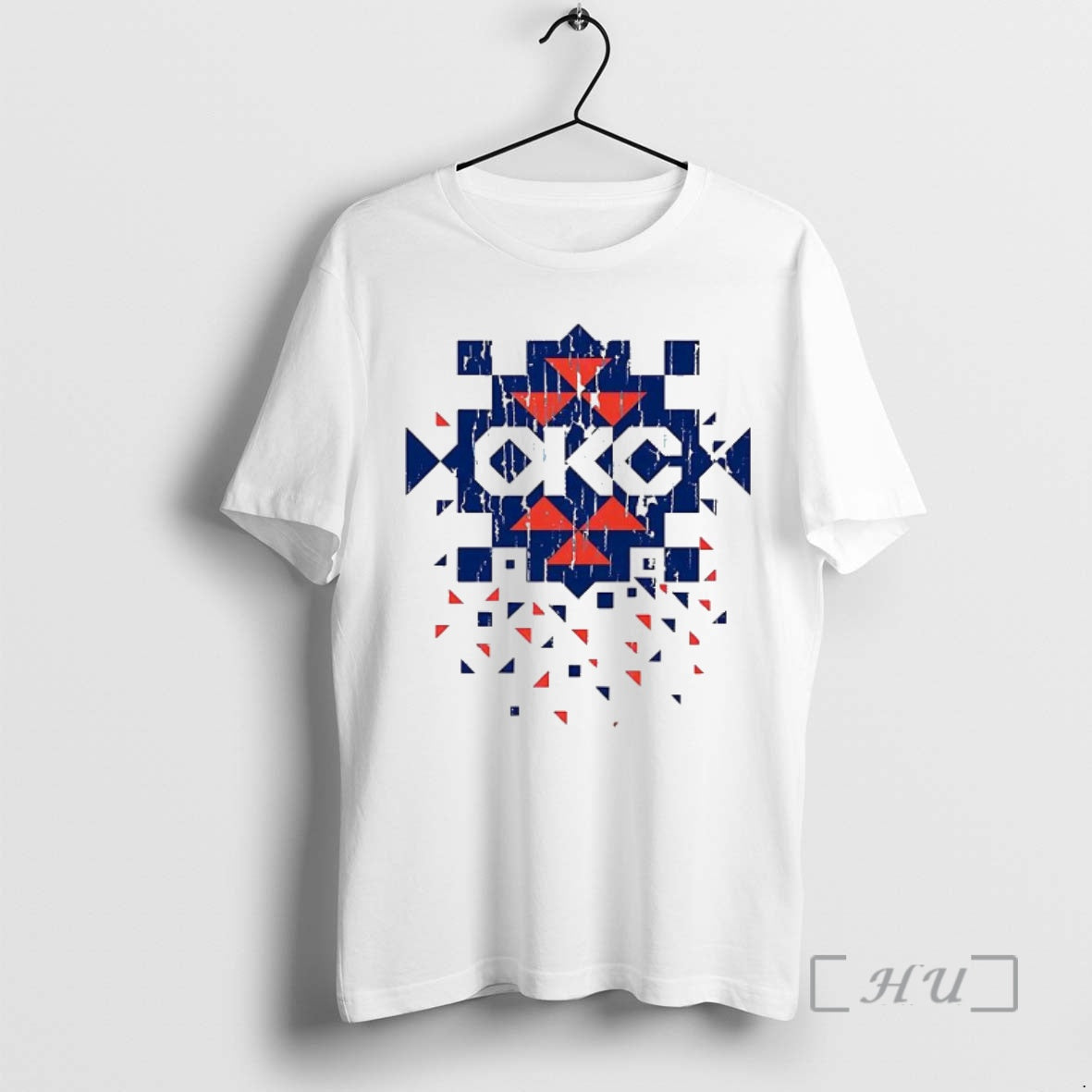Officials Okc Thunder Diamond Pattern Native - Adult & Kids T-Shirts, Sweatshirts & Hoodies apparel design preview 1
