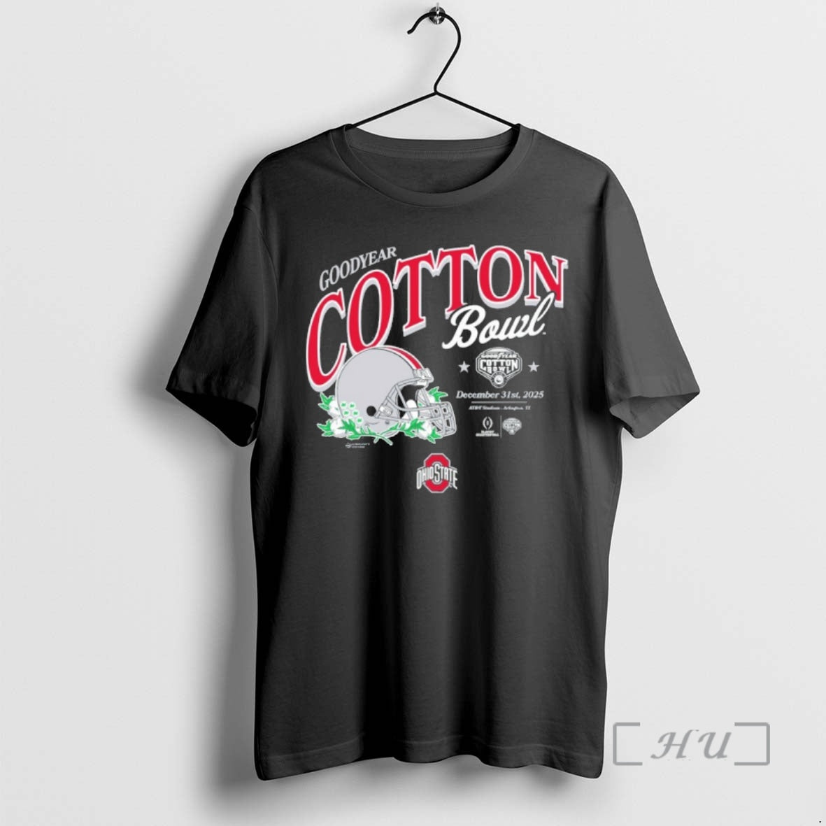 Officials Osu Goodyear Cotton Bowl December 31s1 2025 - Adult & Kids T-Shirts, Sweatshirts & Hoodies apparel design preview 1