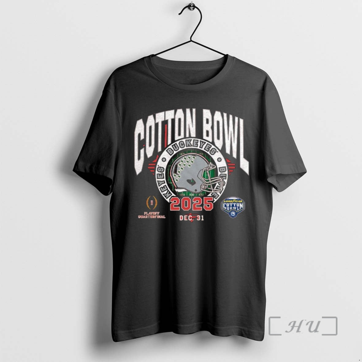 Officials Ohio State Cfp Cotton Bowl December 31 2025 - Adult & Kids T-Shirts, Sweatshirts & Hoodies apparel design preview 1