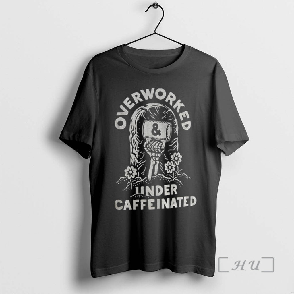 Officials Overworked Under Caffeinated Vintage - Adult & Kids T-Shirts, Sweatshirts & Hoodies apparel design preview 1