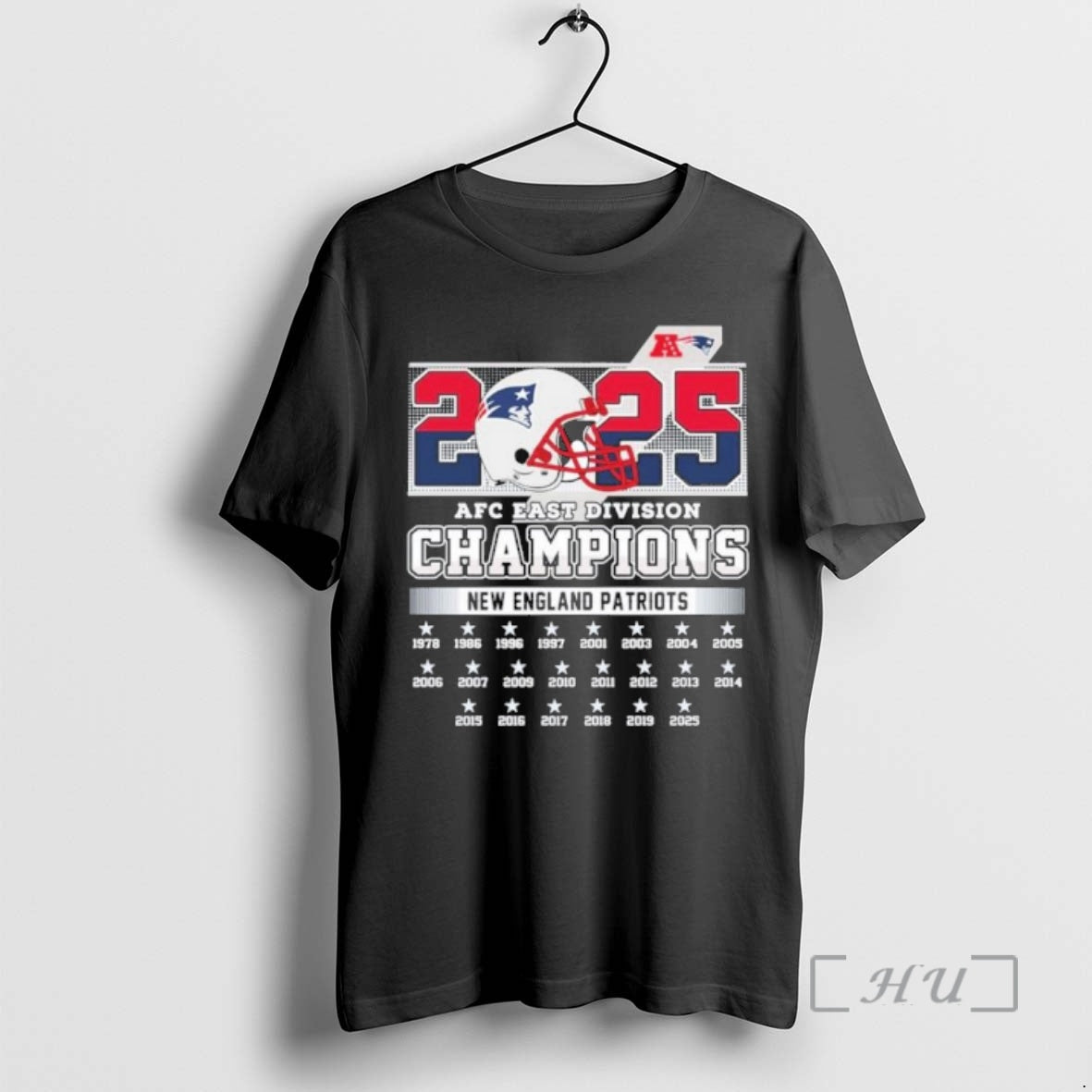 Officials Patriots 2025 East Division Champs - Adult & Kids T-Shirts, Sweatshirts & Hoodies apparel design preview 1