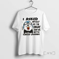 Officials Penguin I Asked Myself If Im Okay And We - Adult & Kids T-Shirts, Sweatshirts & Hoodies apparel design preview 1