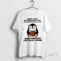 Officials Penguin I Need A Day Between Every To - Adult & Kids T-Shirts, Sweatshirts & Hoodies apparel design preview 1