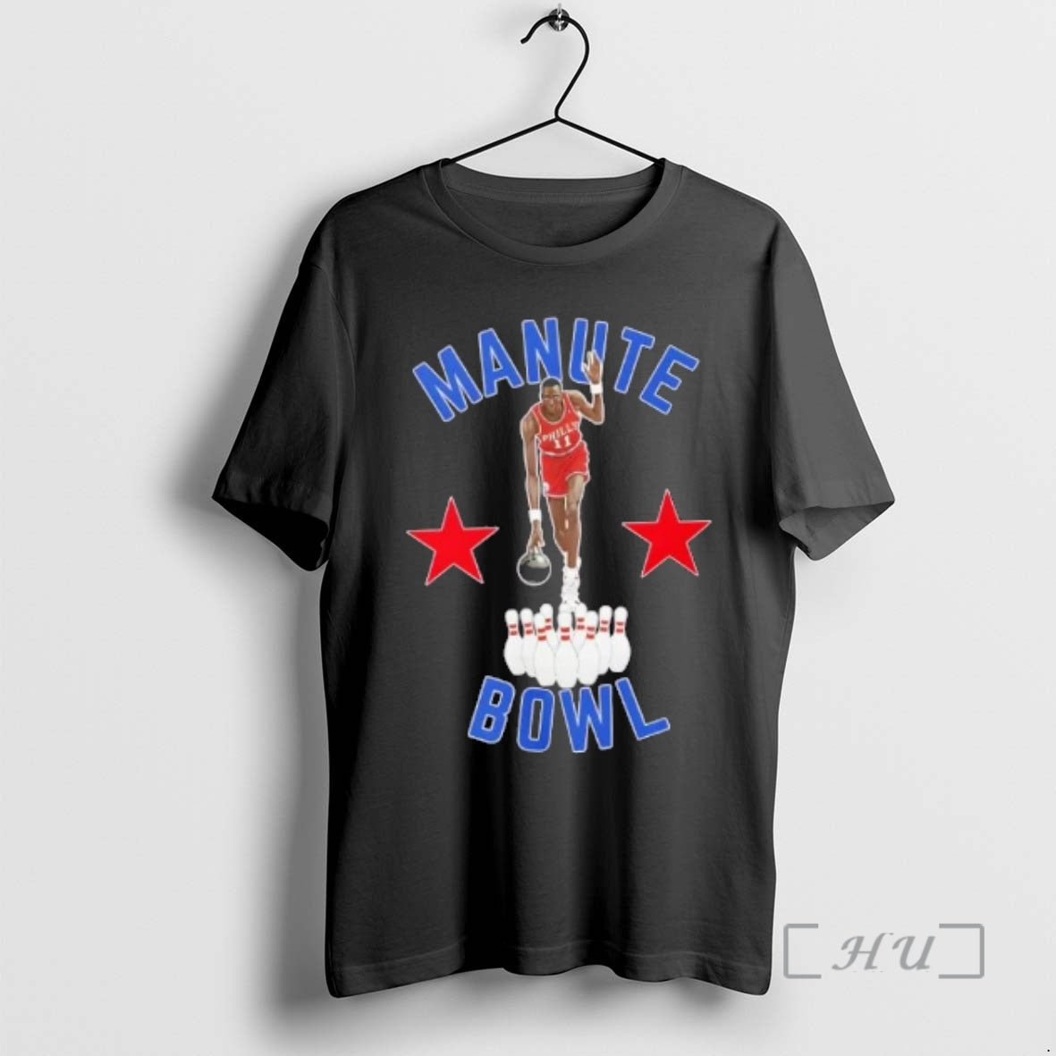 Officials Philly Philadelphia 76ers Manute Bowl - Adult & Kids T-Shirts, Sweatshirts & Hoodies apparel design preview 1