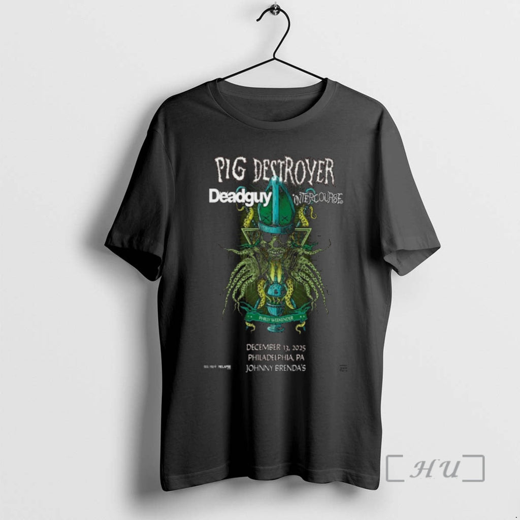 Officials Pig Destroyer Philadelphia Pa Dec 13 2025 - Adult & Kids T-Shirts, Sweatshirts & Hoodies apparel design preview 1