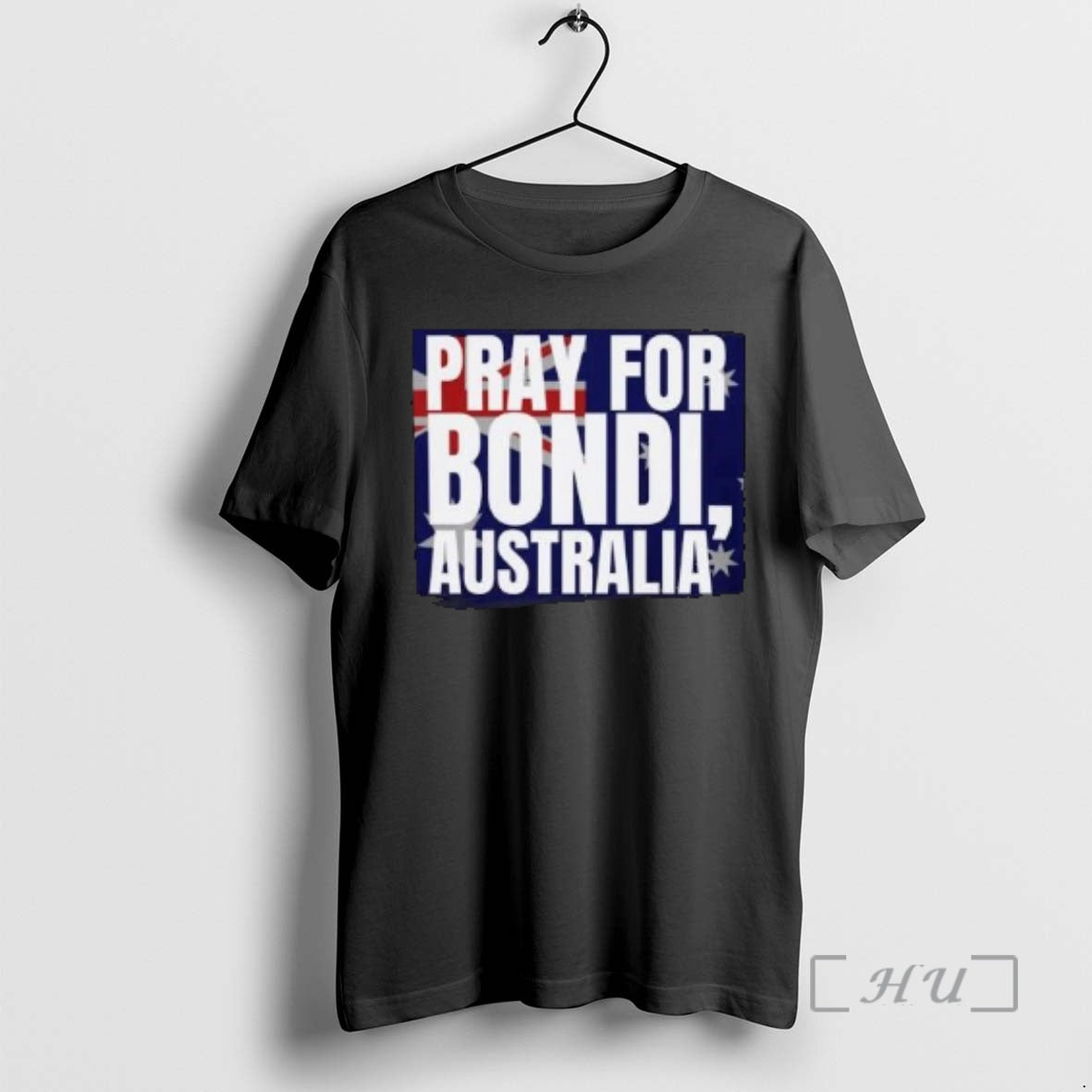 Officials Pray For Bondi Australia Circle Black - Adult & Kids T-Shirts, Sweatshirts & Hoodies apparel design preview 1