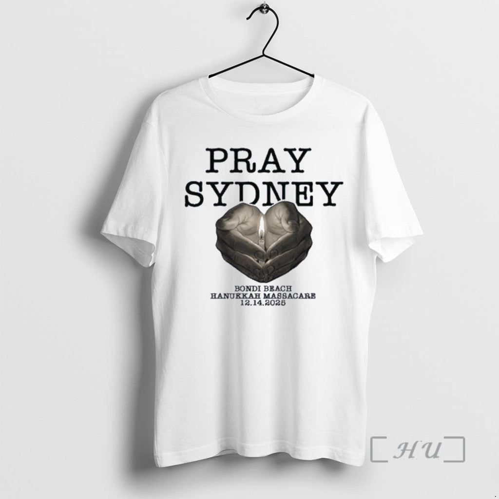 Officials Pray For Sydney Bondi Beach Hanukkah - Adult & Kids T-Shirts, Sweatshirts & Hoodies apparel design preview 1