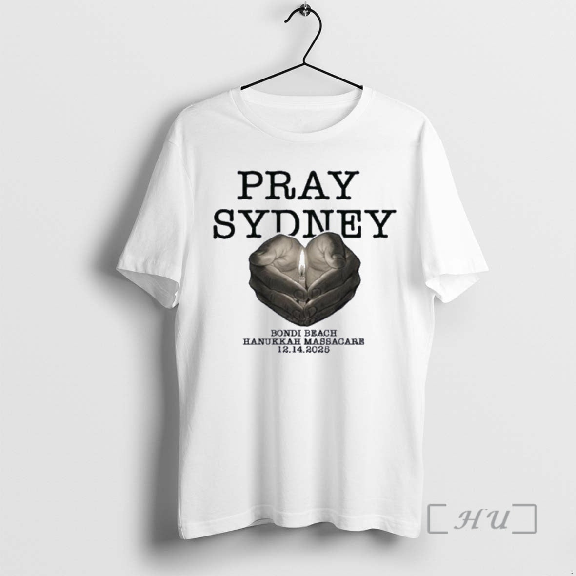 Officials Pray For Sydney Bondi Beach Hanukkah - Adult & Kids T-Shirts, Sweatshirts & Hoodies apparel design preview 1