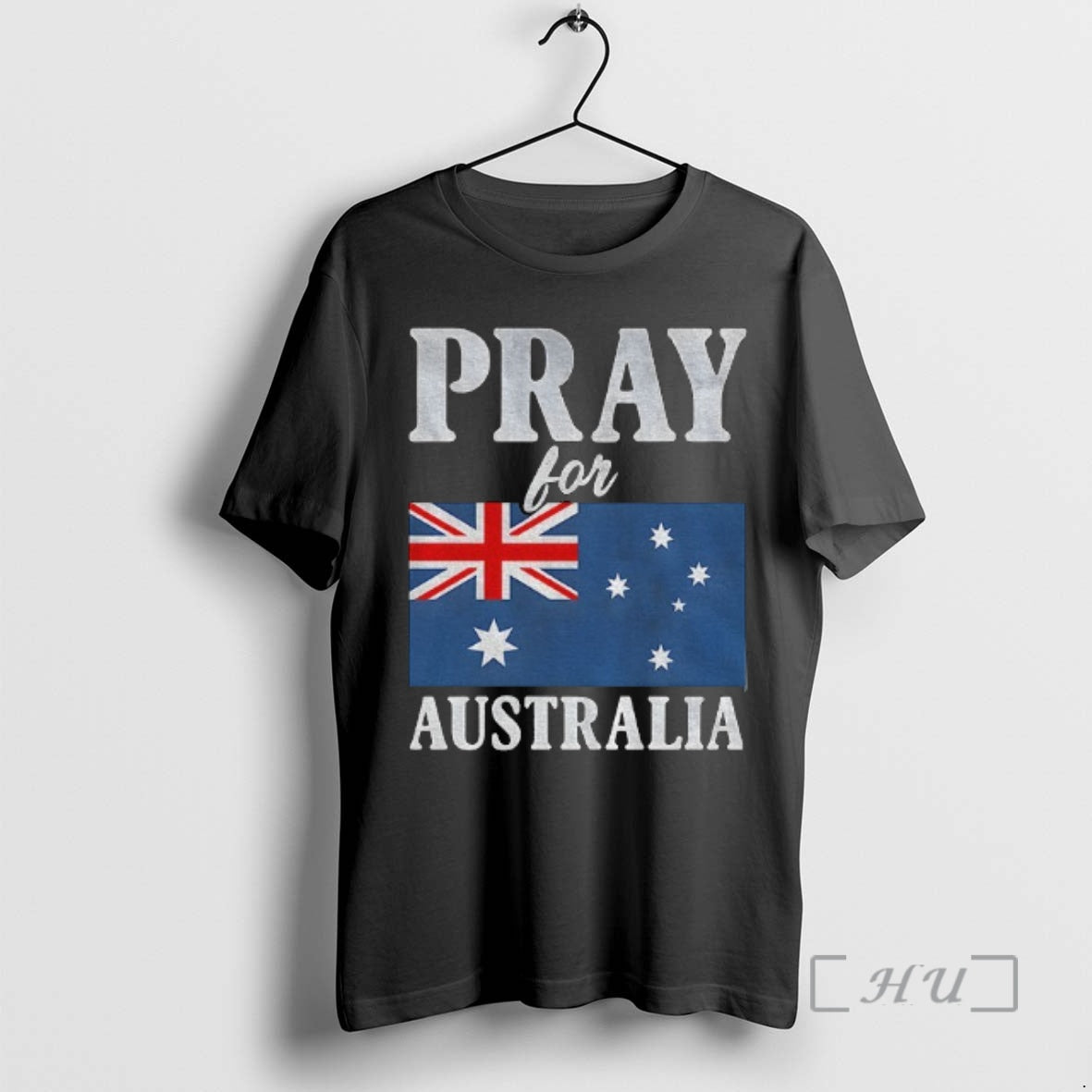 Officials Pray For Australia Flag - Adult & Kids T-Shirts, Sweatshirts & Hoodies apparel design preview 1