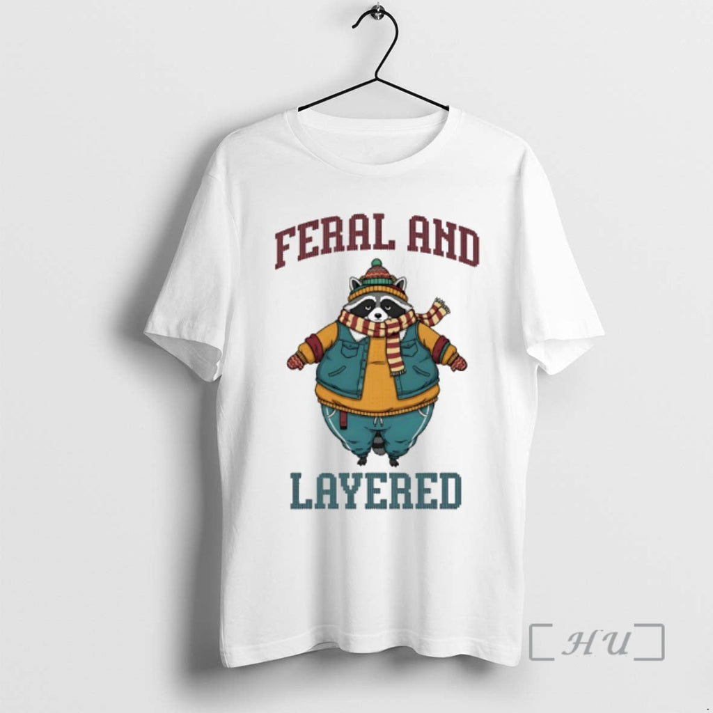 Officials Raccoon Feral And Layered - Adult & Kids T-Shirts, Sweatshirts & Hoodies apparel design preview 1