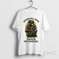 Officials Raccoon In Combat Gear Special Ops Snack - Adult & Kids T-Shirts, Sweatshirts & Hoodies apparel design preview 1