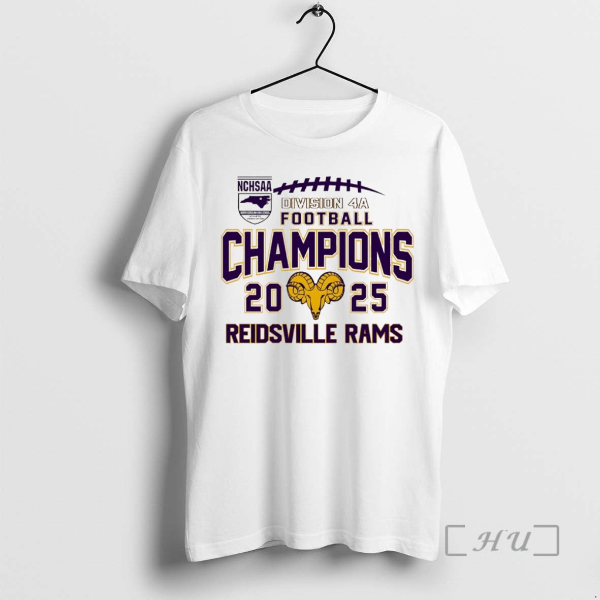 Officials Reidsville Rams 2025 Nchsaa Division 4a - Adult & Kids T-Shirts, Sweatshirts & Hoodies apparel design preview 1