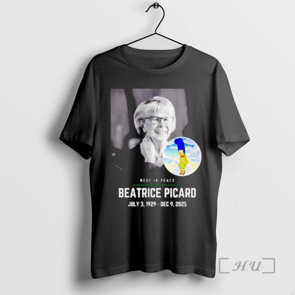 Officials Rest In Peace Beatrice Picard 2025 - Adult & Kids T-Shirts, Sweatshirts & Hoodies apparel design preview 1