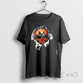 Officials Ripped From The Chest Skull Deep Miami - Adult & Kids T-Shirts, Sweatshirts & Hoodies apparel design preview 1