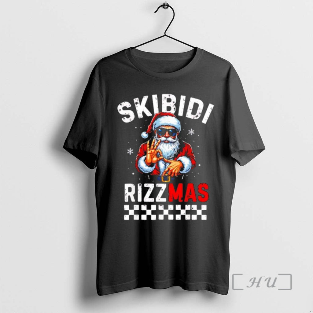 Officials Rizz Christmas Santa 6 7 Xmas Skibidi - Adult & Kids T-Shirts, Sweatshirts & Hoodies apparel design preview 1