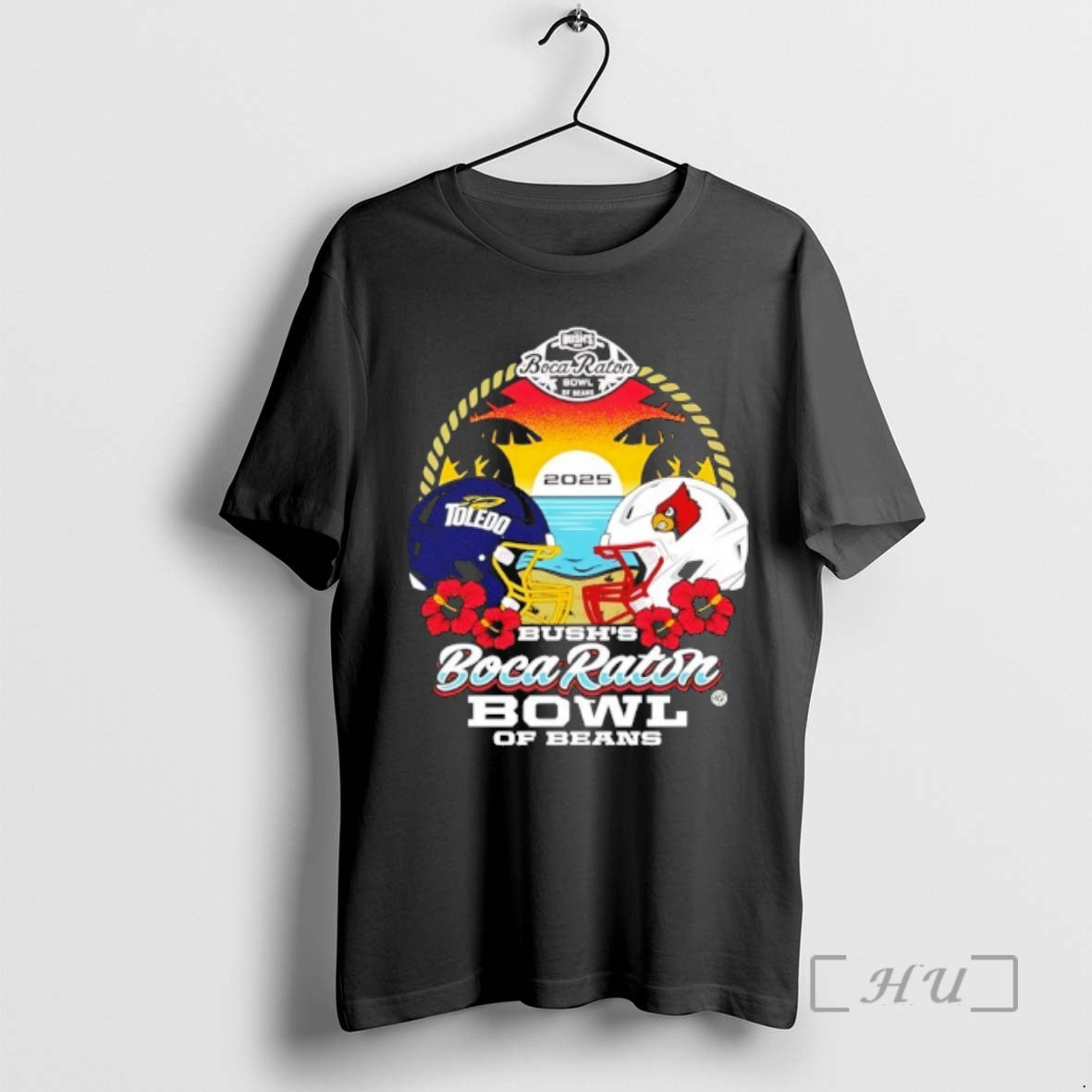 Officials Rocket Vs Cardinals 2025 Boca Raton Bowl - Adult & Kids T-Shirts, Sweatshirts & Hoodies apparel design preview 1