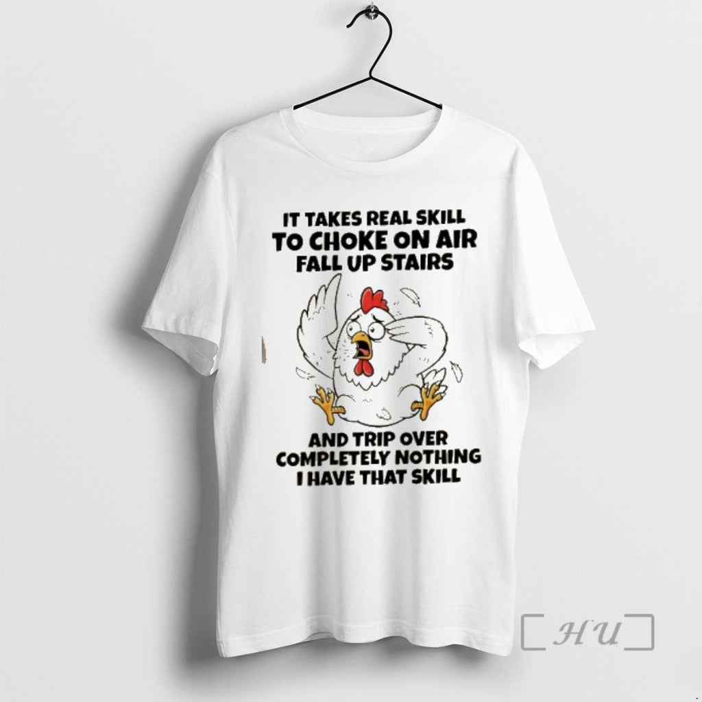 Officials Rooster It Takes Real Skill To Choke On Air - Adult & Kids T-Shirts, Sweatshirts & Hoodies apparel design preview 1