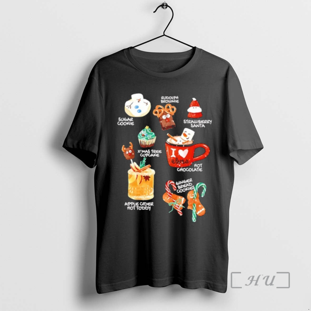 Officials Rudolph Brownie Sugar Cookies Hot Chocolate - Adult & Kids T-Shirts, Sweatshirts & Hoodies apparel design preview 1