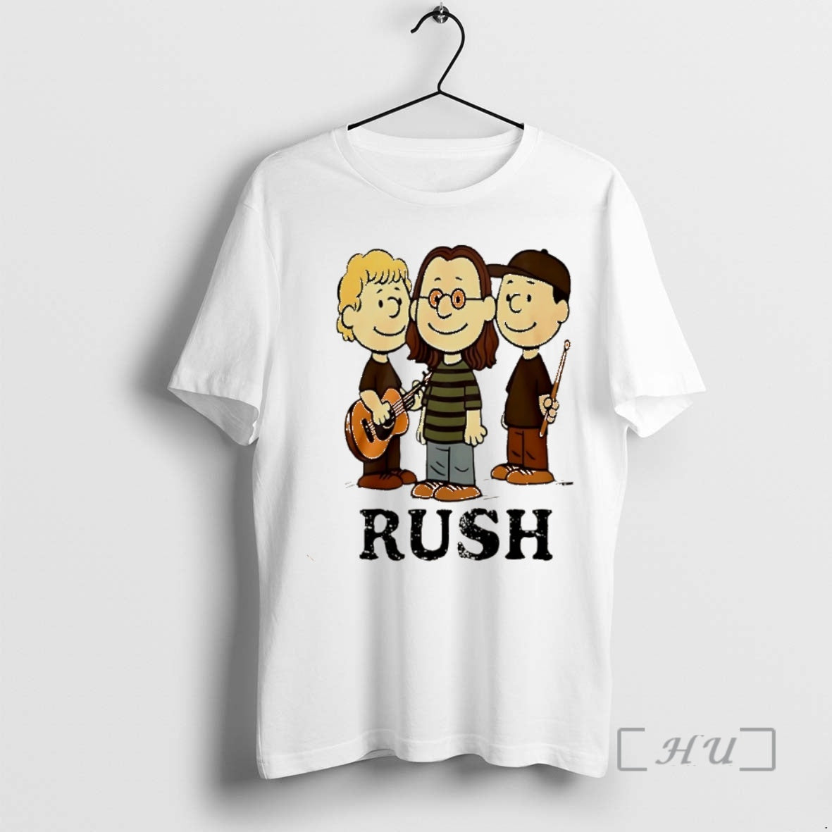 Officials Rush Band As Peanuts Christmas - Adult & Kids T-Shirts, Sweatshirts & Hoodies apparel design preview 1
