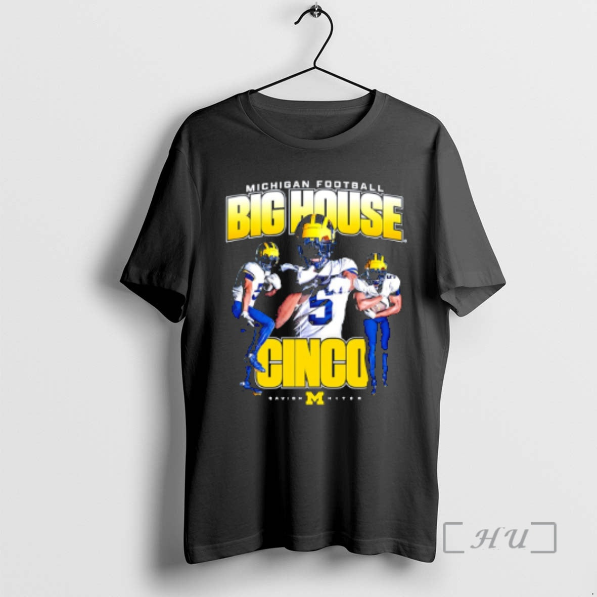 Officials Savion Hiter Big House Cinco Michigan - Adult & Kids T-Shirts, Sweatshirts & Hoodies apparel design preview 1