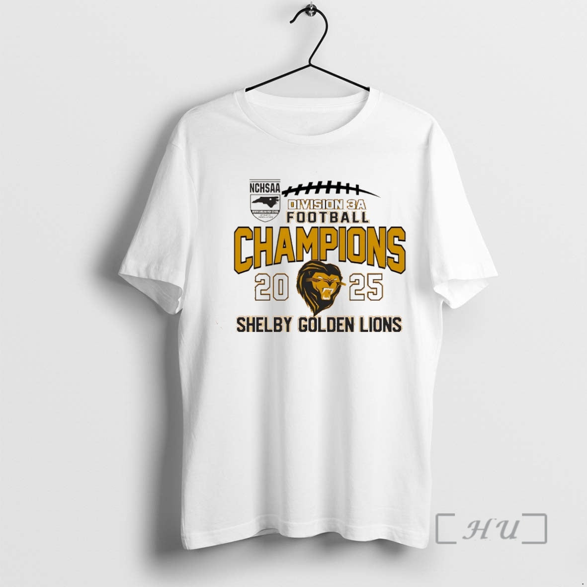 Officials Shelby Golden Lions 2025 Nchsaa Division 3a - Adult & Kids T-Shirts, Sweatshirts & Hoodies apparel design preview 1