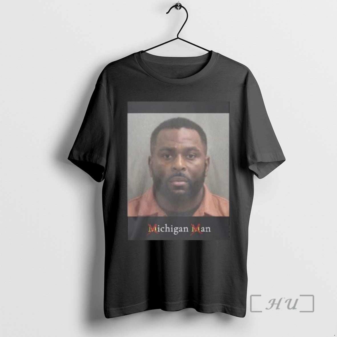 Officials Sherrone Moore Mugshot Meme Michigan Man - Adult & Kids T-Shirts, Sweatshirts & Hoodies apparel design preview 1
