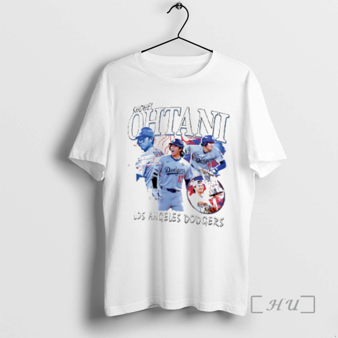 Officials Shohei Ohtani Los Angeles Dodgers Montage - Adult & Kids T-Shirts, Sweatshirts & Hoodies apparel design preview 1