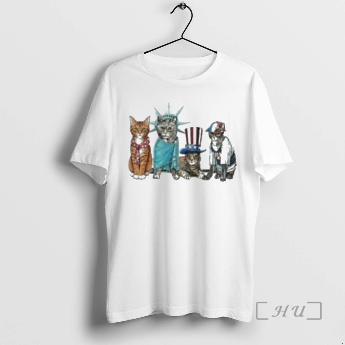 Officials Snl Josh Oconnor Patriotic Usa Cats - Adult & Kids T-Shirts, Sweatshirts & Hoodies apparel design preview 1