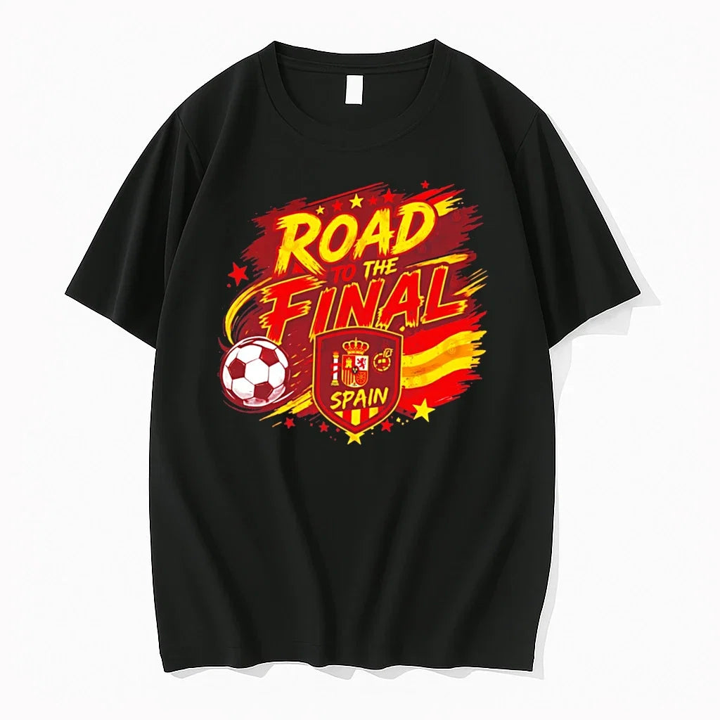 Officials Spain Road To The Final Royal Football - Adult & Kids T-Shirts, Sweatshirts & Hoodies apparel design preview 1