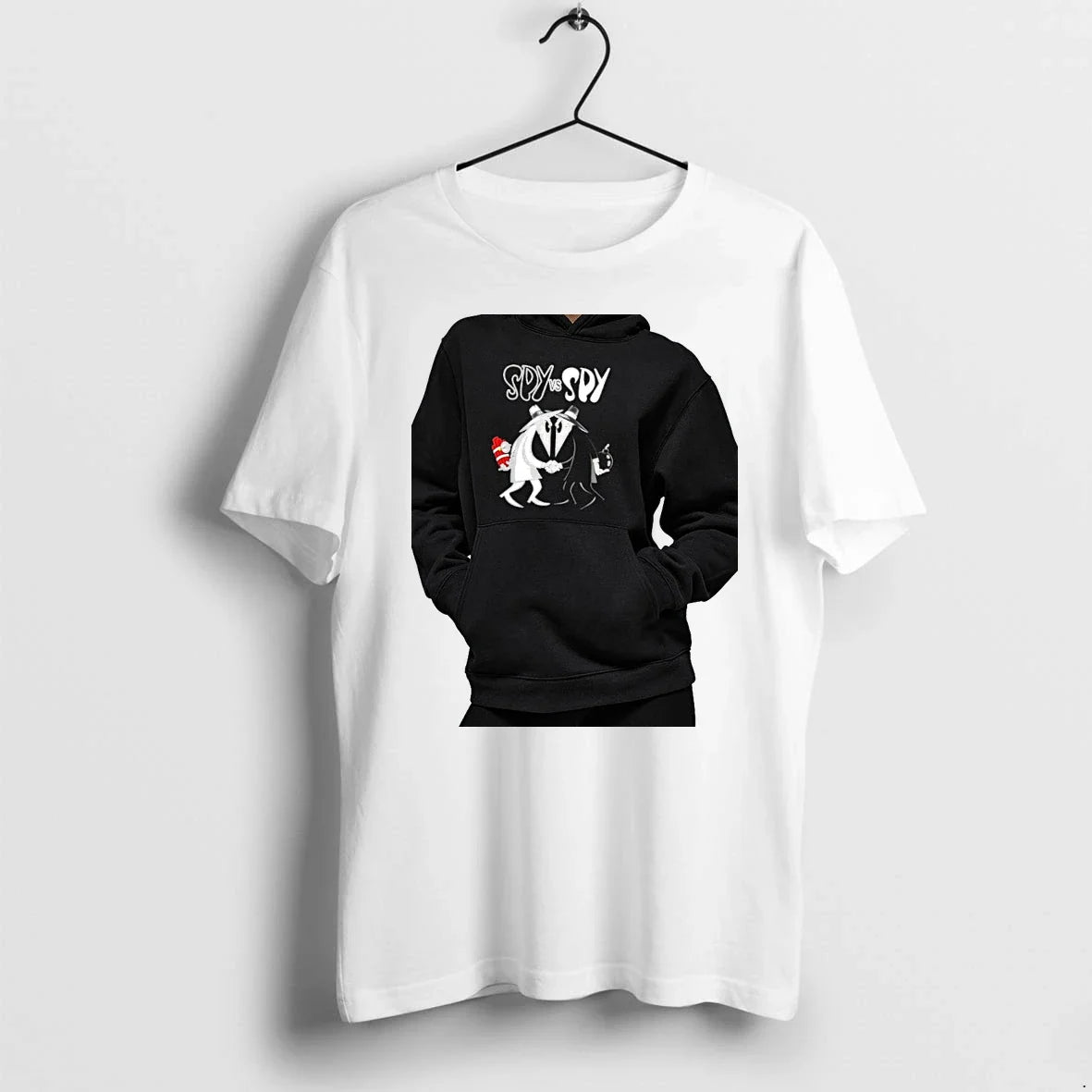Officials Spy Vs White And Black Mad Magazine Premium - Adult & Kids T-Shirts, Sweatshirts & Hoodies apparel design preview 1