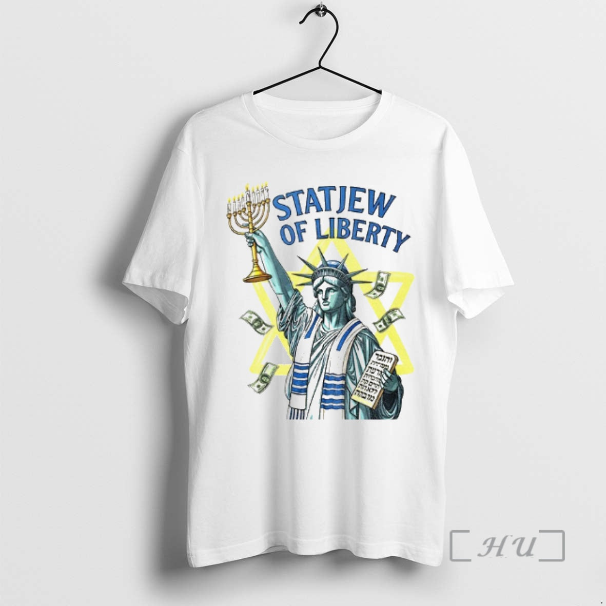 Officials Statjew Of Liberty Jewish Statue Parody - Adult & Kids T-Shirts, Sweatshirts & Hoodies apparel design preview 1