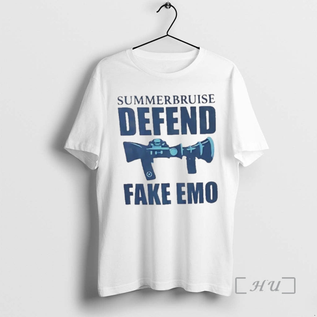 Officials Summerbruise Defend Fake Emo - Adult & Kids T-Shirts, Sweatshirts & Hoodies apparel design preview 1