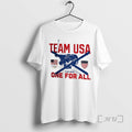 Officials Team Usa Milano Cortina One For All 2026 - Adult & Kids T-Shirts, Sweatshirts & Hoodies apparel design preview 1