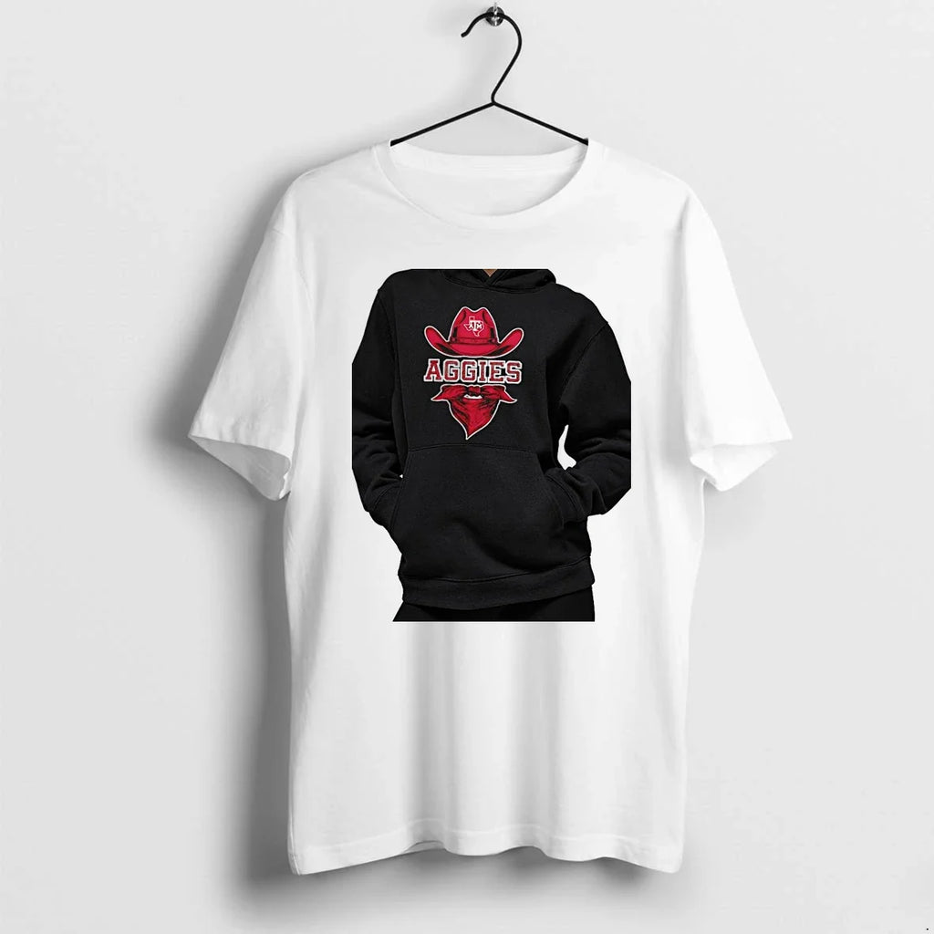 Officials Texas Am Aggies Cowboy Hat And Bandana - Adult & Kids T-Shirts, Sweatshirts & Hoodies apparel design preview 1