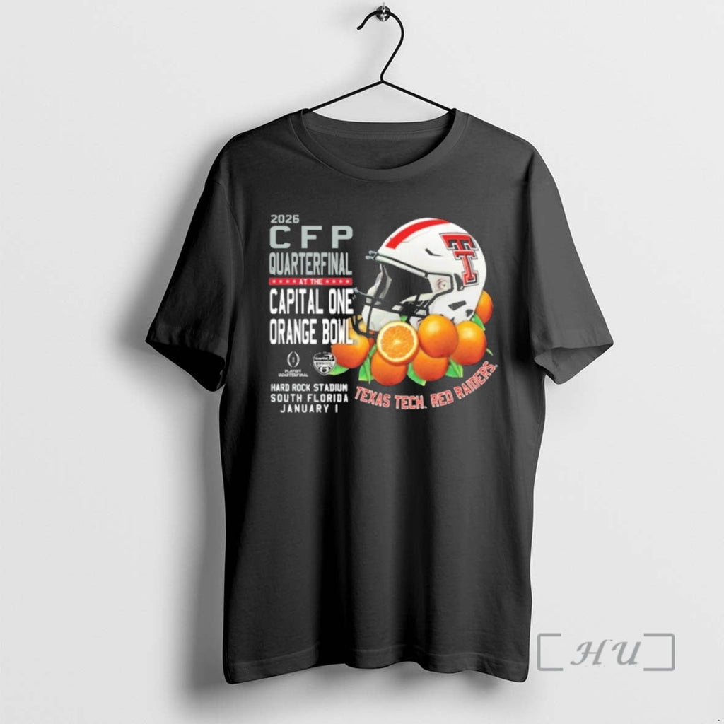 Officials Texas Tech Cfp Quarterfinal At The Capital - Adult & Kids T-Shirts, Sweatshirts & Hoodies apparel design preview 1