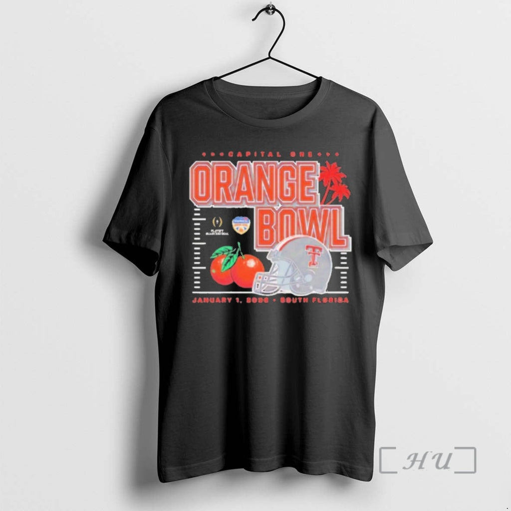 Officials Texas Tech Red Raiders Capitail One Orange - Adult & Kids T-Shirts, Sweatshirts & Hoodies apparel design preview 1