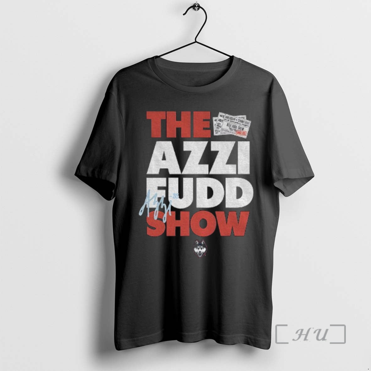 Officials The Azzi Fudd Show Uconn Huskies Basketball - Adult & Kids T-Shirts, Sweatshirts & Hoodies apparel design preview 1