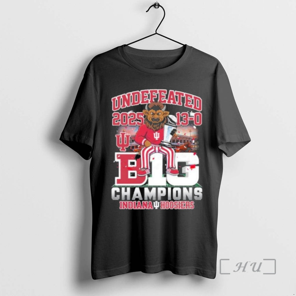 Officials The Bison Indiana Undefeated 13 0 Big 10 - Adult & Kids T-Shirts, Sweatshirts & Hoodies apparel design preview 1
