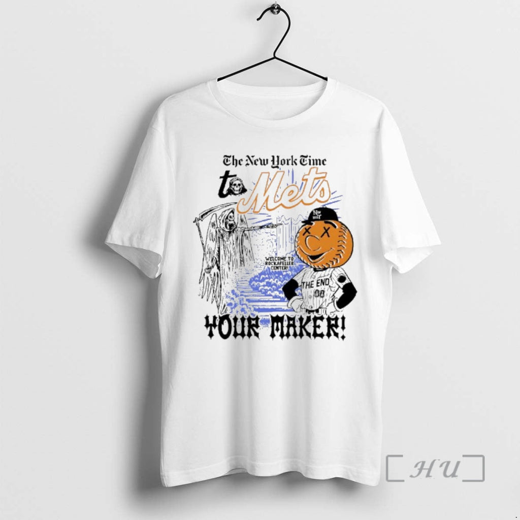 Officials The New York Time To Mets Your Maker - Adult & Kids T-Shirts, Sweatshirts & Hoodies apparel design preview 1