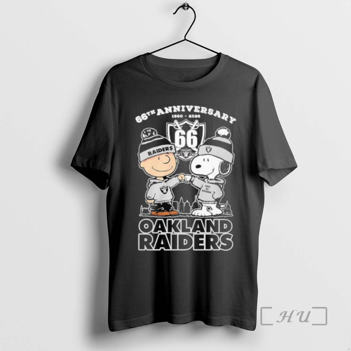Officials The Peanuts Fist Bump X Oakland Raiders - Adult & Kids T-Shirts, Sweatshirts & Hoodies apparel design preview 1