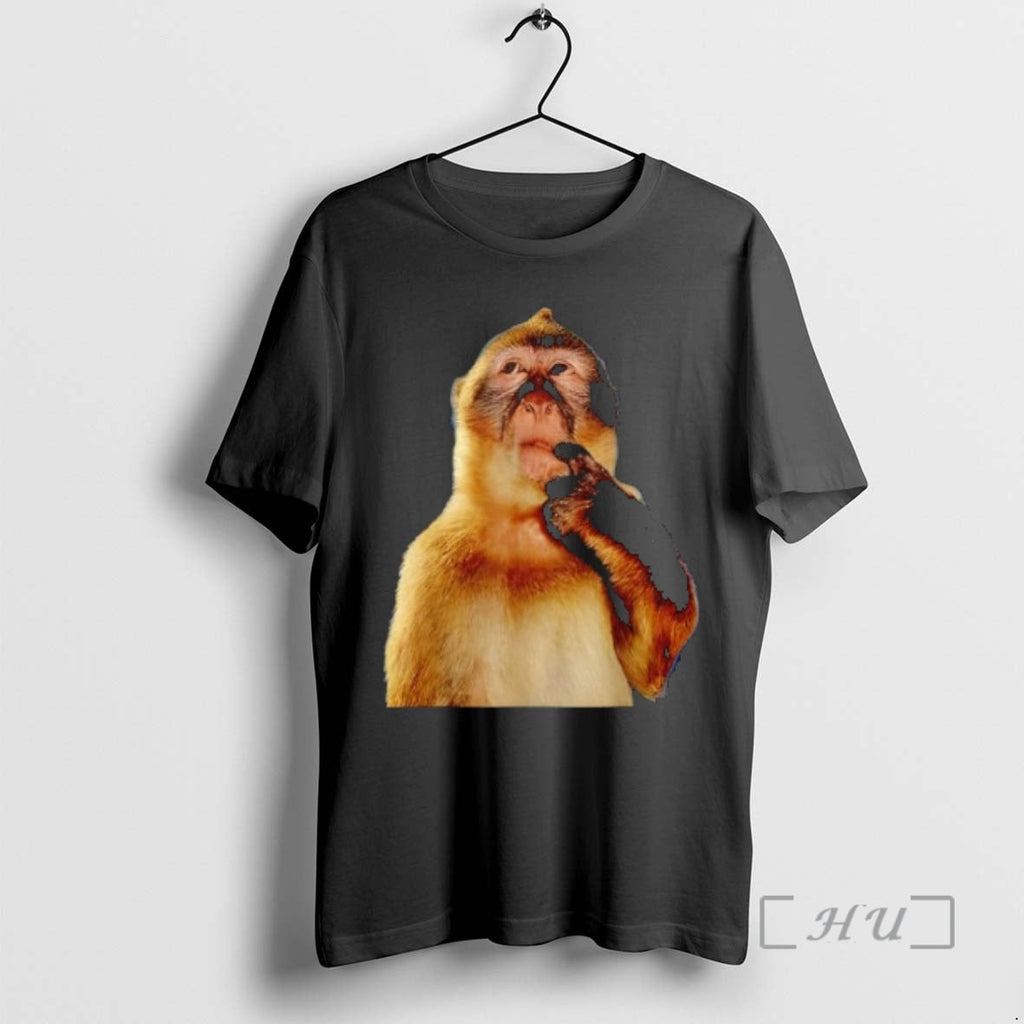Officials Thinking Monkey Funny Meme Cute - Adult & Kids T-Shirts, Sweatshirts & Hoodies apparel design preview 1